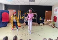 Przedstawienie w wykonaniu nauczycieli pt. „Kwoka”