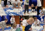 Zimowe zabawy sensoryczne – sztuczny śnieg