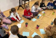 Przedszkolaki w Bibliotece Miejskiej w Luboniu