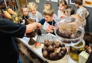 Podróżnicy w Muzeum Czekolady